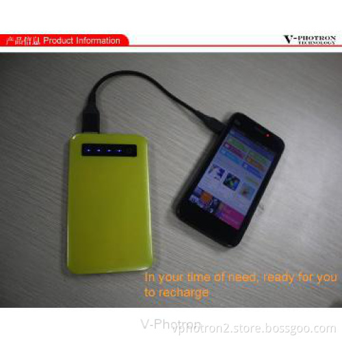 portable mobil power bank charger 4500mAh with metal housing
